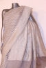 Classic Banarasi Handloom Crepe Silk Saree-Brocade Blouse